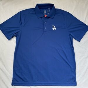 Cutter & Buck Royal Blue LA Polo Shirt men’s Los Angeles Dodgers Polo size Large